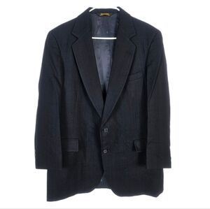 Embassy Square Blue Striped Wool Suit Coat Blazer Jacket 42L Richman Brothers